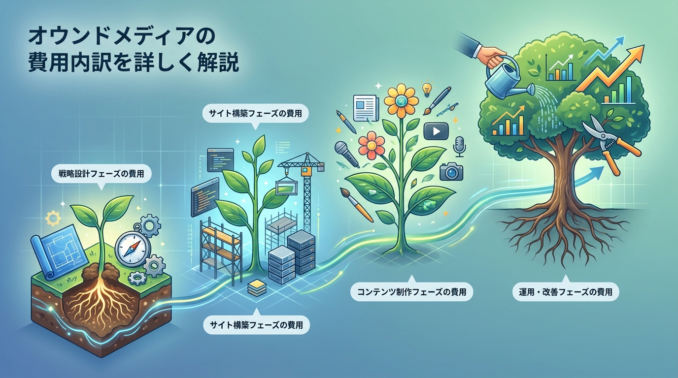 オウンドメディアの費用内訳を詳しく解説