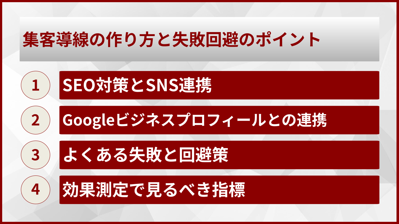 集客導線の作り方と失敗回避のポイント