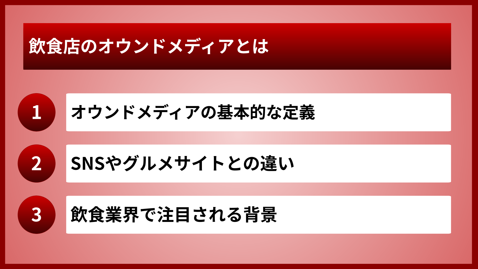 飲食店のオウンドメディアとは