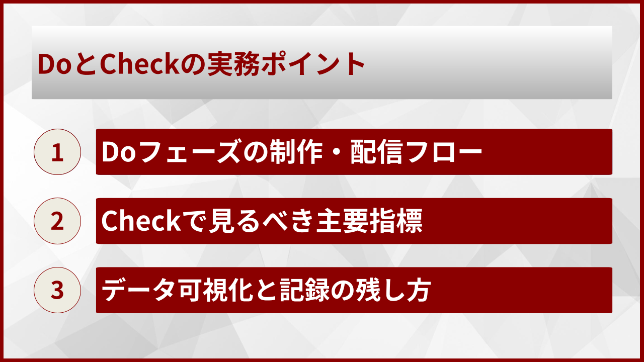 DoとCheckの実務ポイント