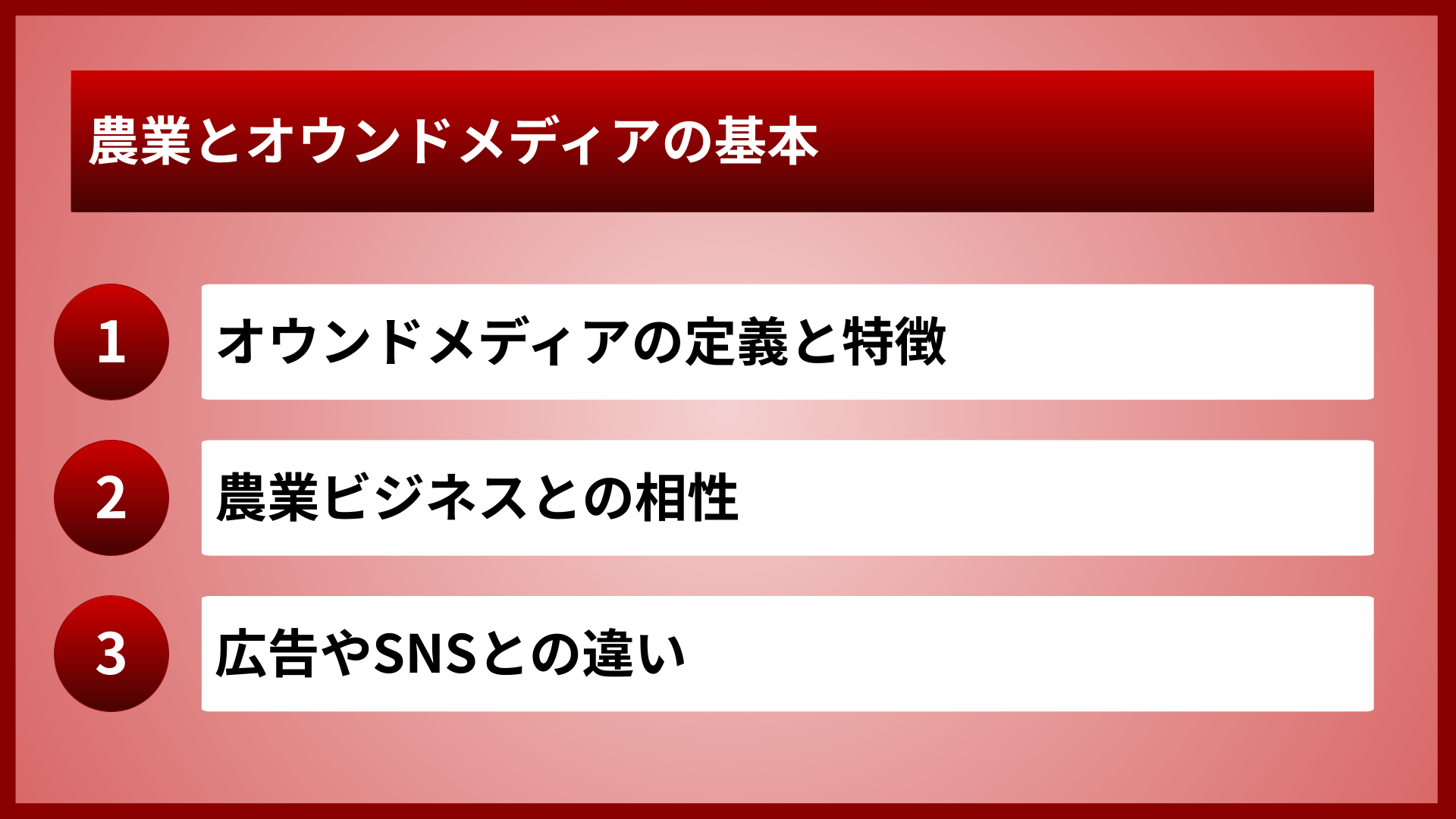 農業とオウンドメディアの基本