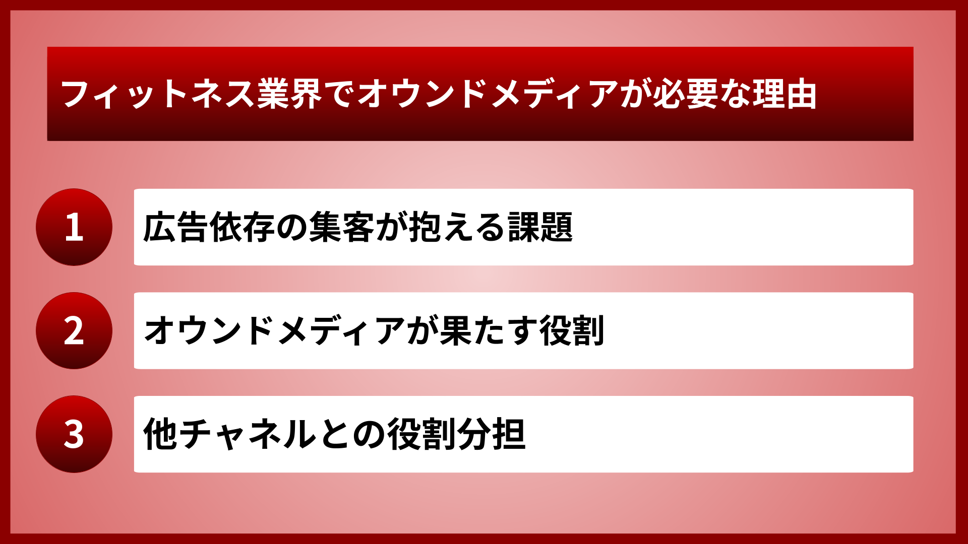フィットネス業界でオウンドメディアが必要な理由