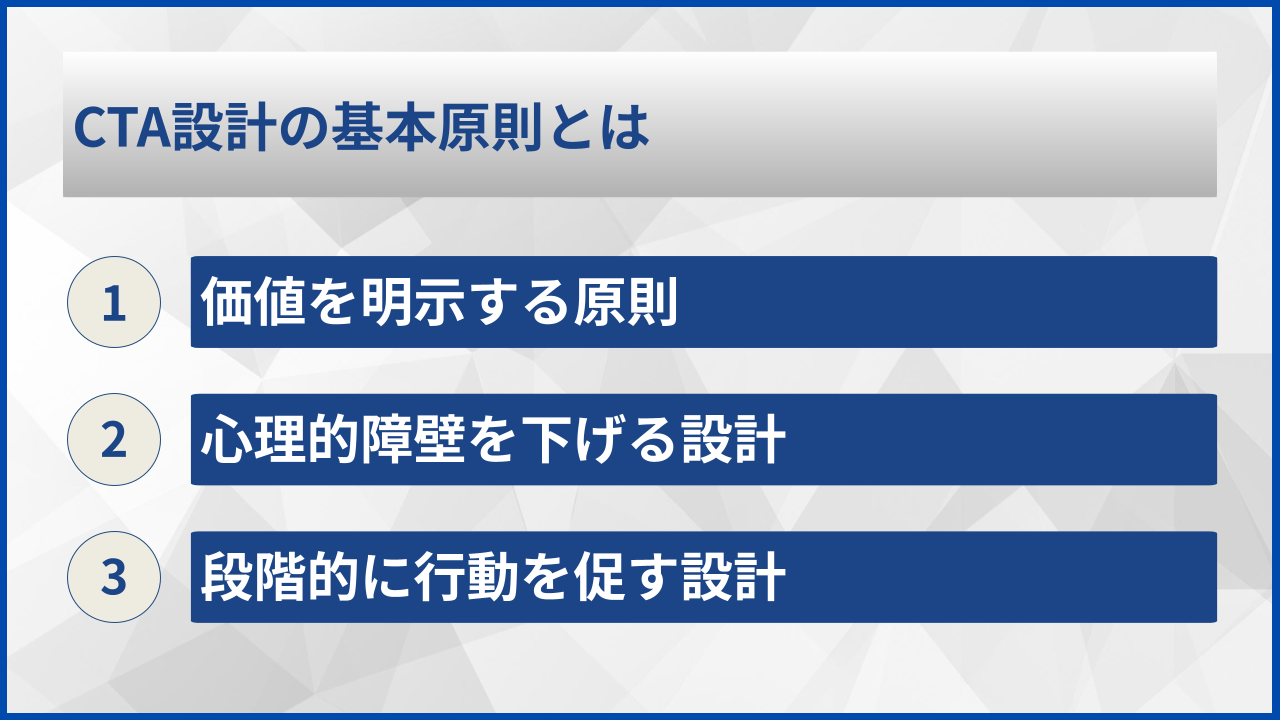 CTA設計の基本原則とは