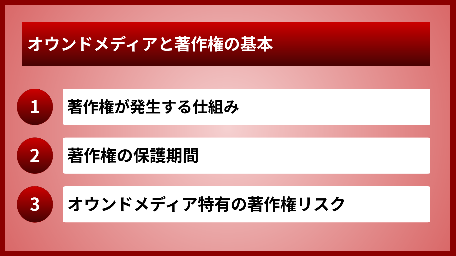 オウンドメディアと著作権の基本