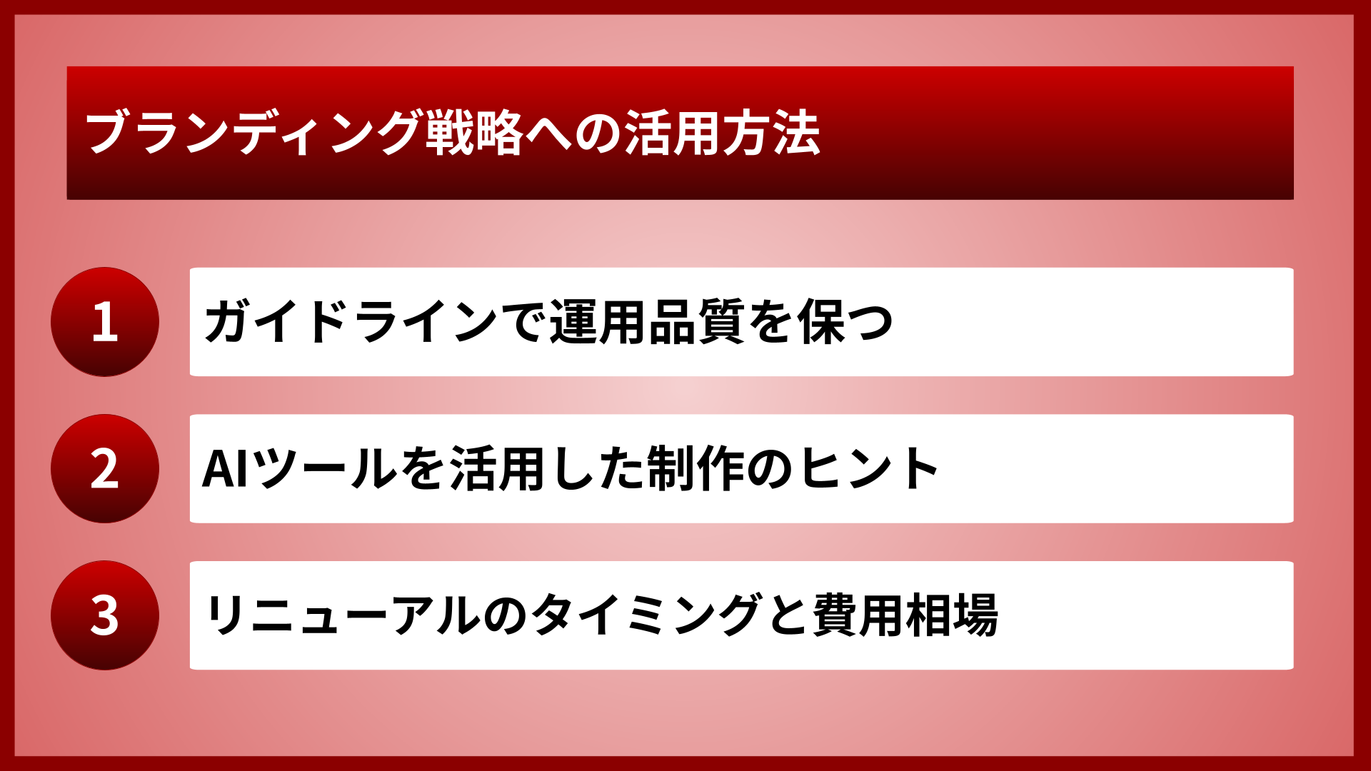 ブランディング戦略への活用方法